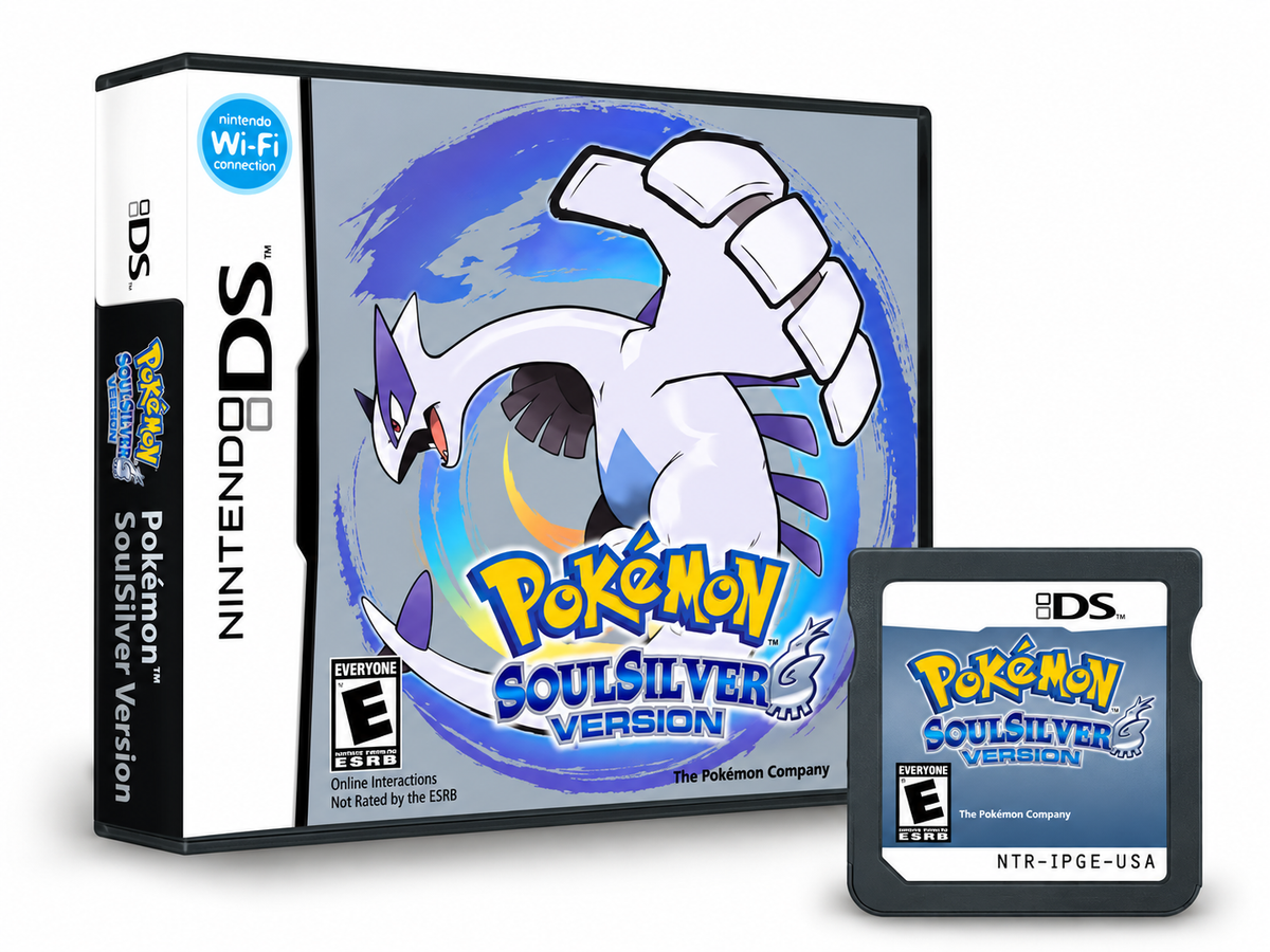 Pokemon SoulSilver Version (Game with Box)