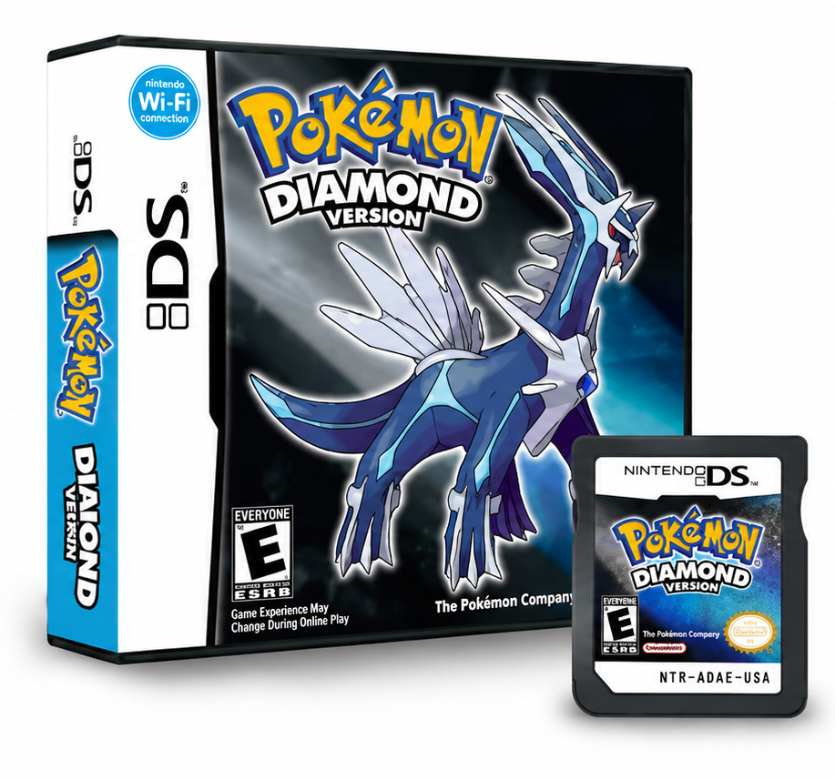 Pokemon Diamond Version (Game with Box)
